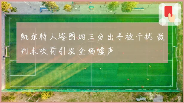 凯尔特人塔图姆三分出手被干扰 裁判未吹罚引发全场嘘声